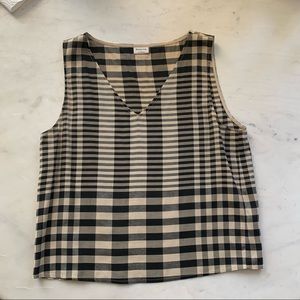 Aritzia Checked Tank